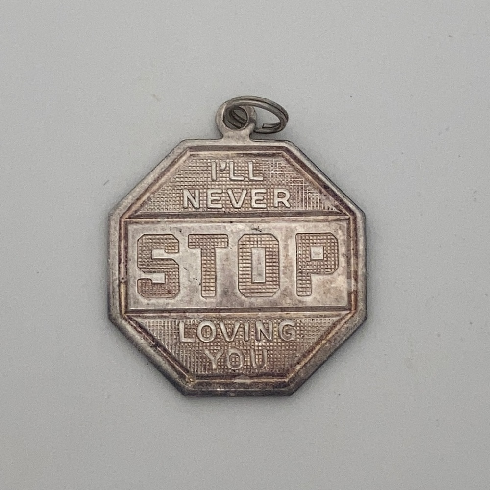 “Never Stop Loving You” Sterling Charm
